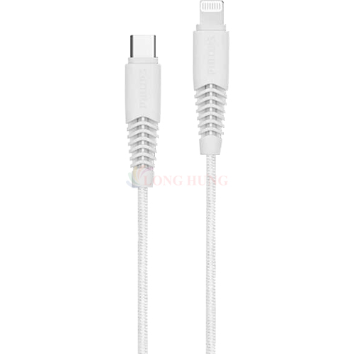 Cáp USB Type-C to dành cho iP Philips MFI 1m DLC5541V/97 - Hàng chính hãng