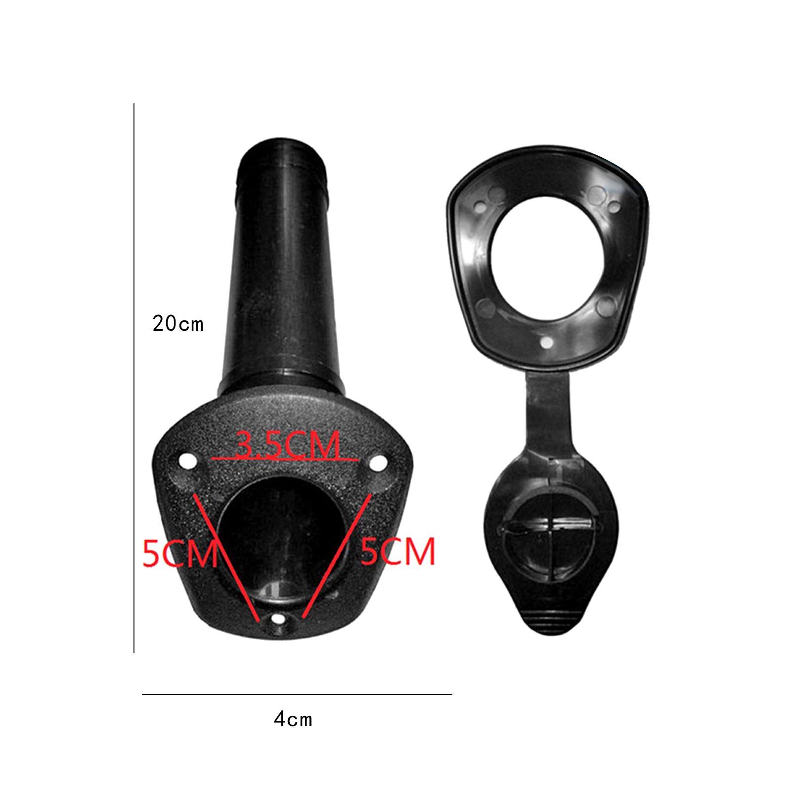 Kayak Fishing Rod Holder Mounting Base Racks Kayak Deck Flush Mount Portable