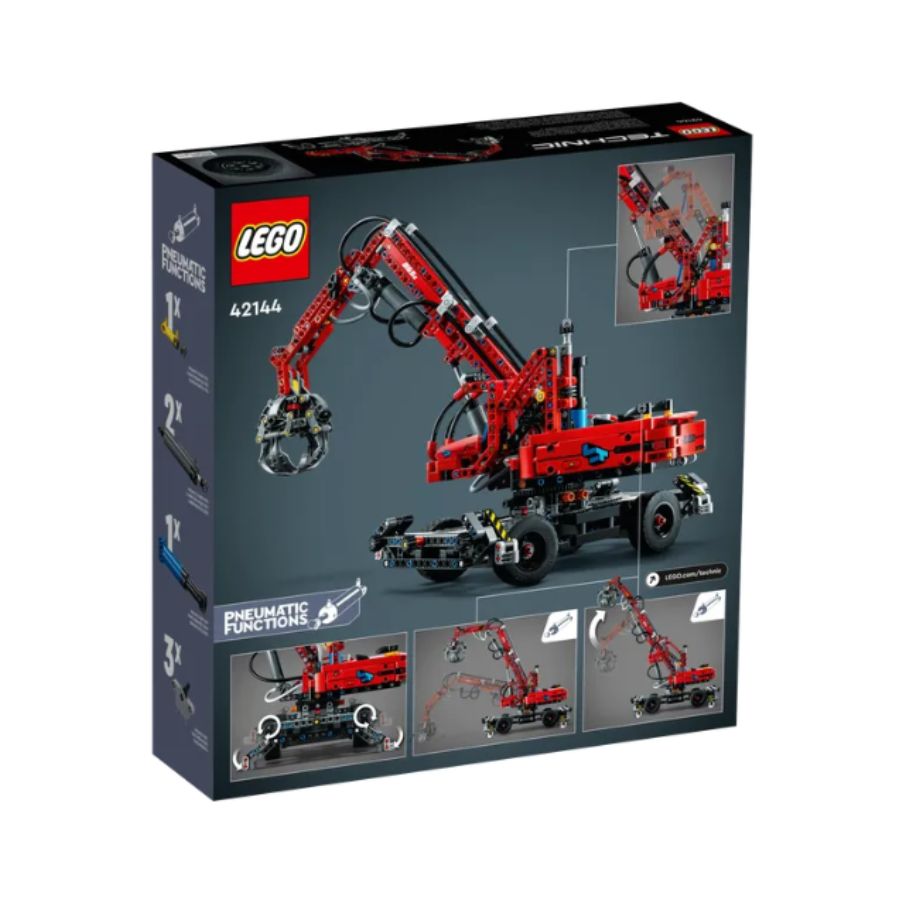 BỘ LẮP RÁP LEGO TECHNIC 42144 XE CẦN CẨU XỬ LÍ VẬT LIỆU