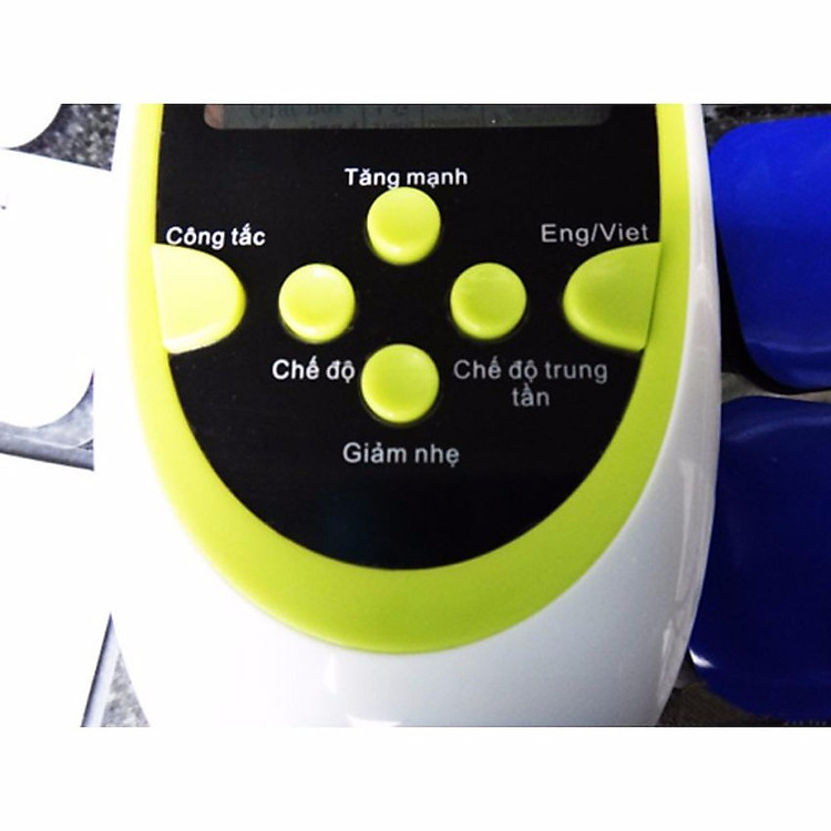 Máy massage xung điện trị liệu 8 miếng dán đầu ra kép đa chức năng. Máy châm cứu bấm huyệt 8 miếng dán