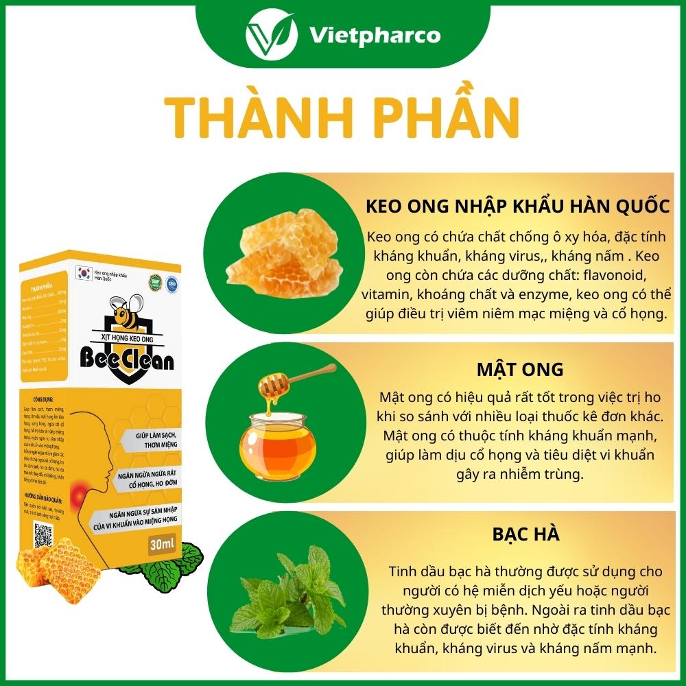 Xịt Họng Keo Ong Hàn Quốc - Bee Clean