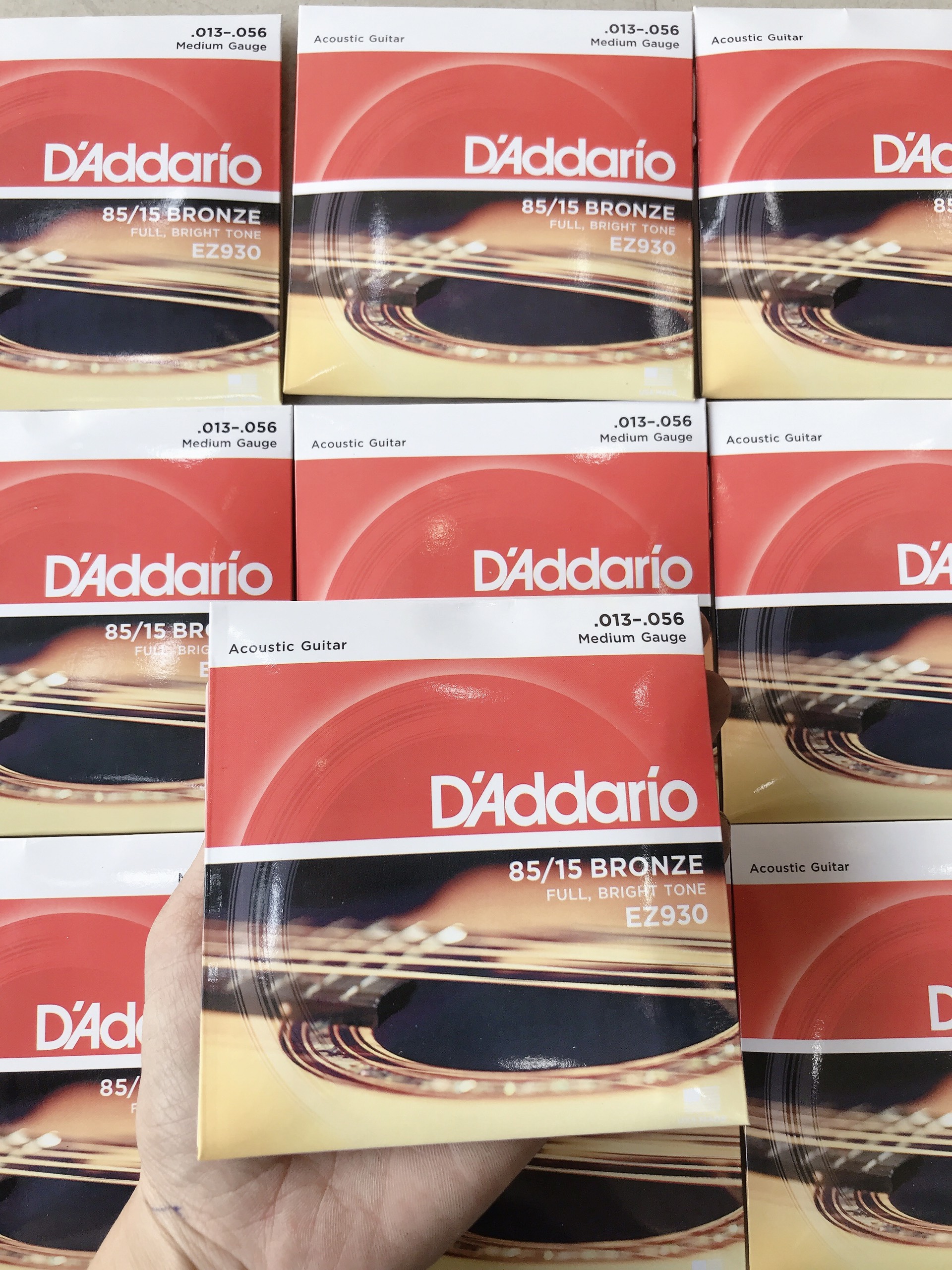 BỘ DÂY ĐÀN GUITAR D'ADDARIO EZ 930