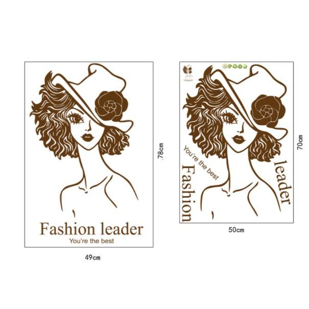 Decal trang trí tường Cô gái quyến rũ