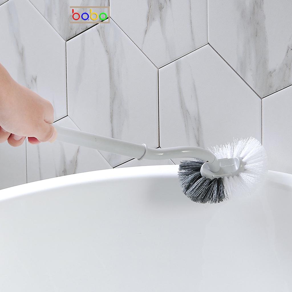 Bàn chải nhà vệ sinh cọ bồn cầu toilet không có góc chết lông mềm babo