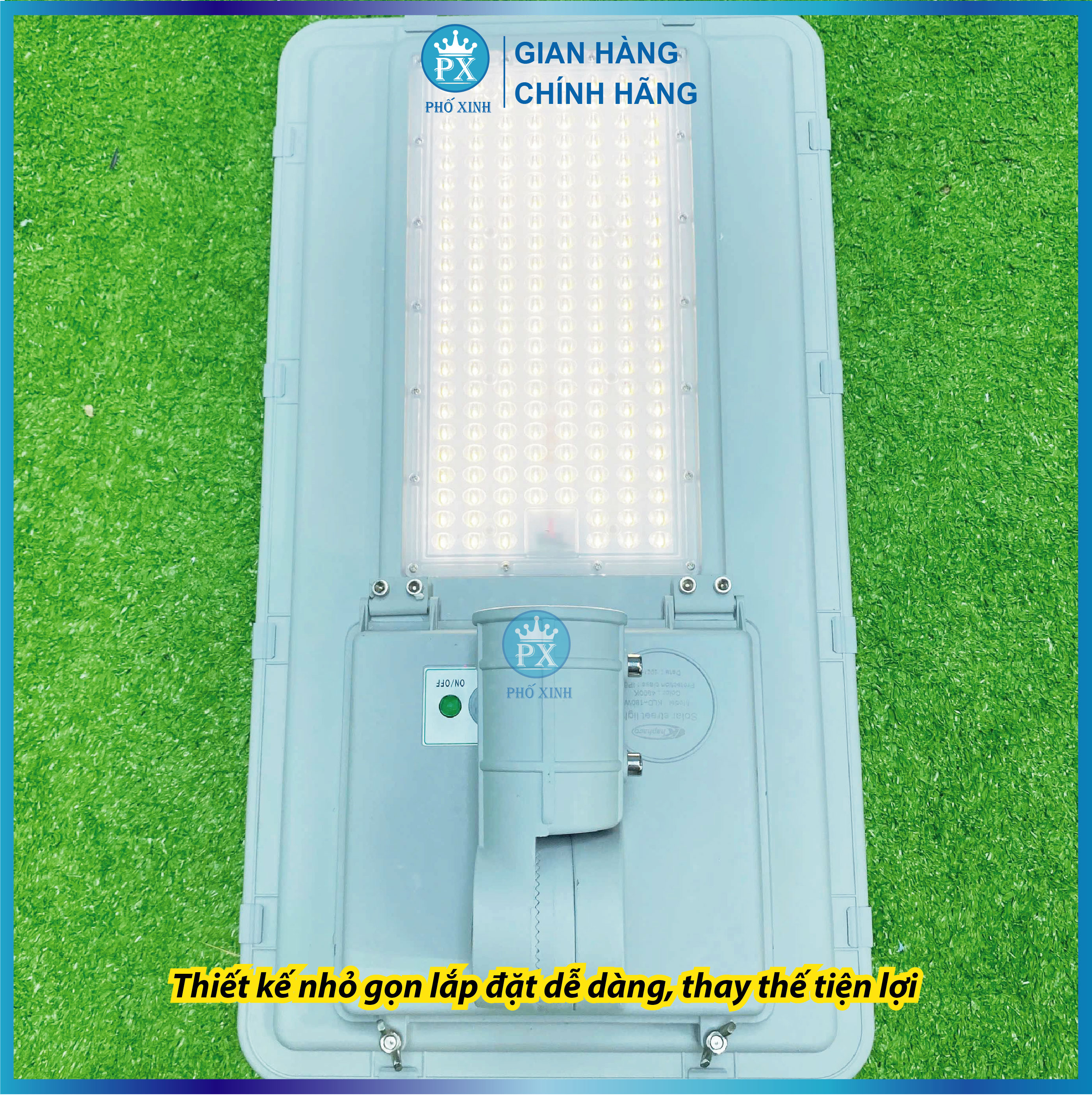 Đèn Pha Năng Lượng Mặt Trời KLD 500W 180W 120W KHAPHACO ĐỘ SÁNG CAO LIÊN TỤC ĐẾN 16 TIẾNG