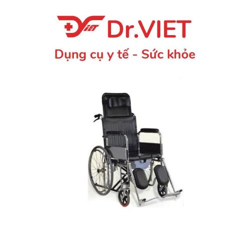 Xe lăn tay vệ sinh tại chỗ Lucass X-8C/X-8CB giá rẻ nhập khẩu chính hãng chất lượng cao dành cho người già và bệnh nhân