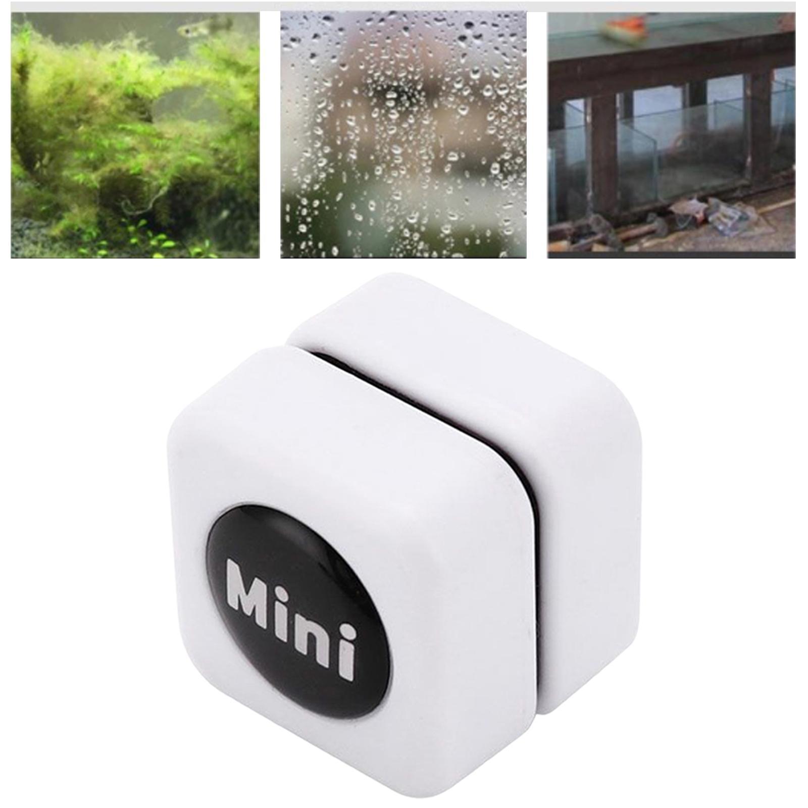 2Pcs Mini Magnet Fish Tank Brush Aquarium Glass Cleaner Durable Cleaning