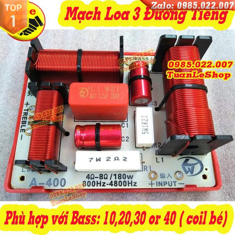 MẠCH PHÂN TẦN 3 ĐƯỜNG TIẾNG LWA400 –GIÁ 01 MẠCH - ( BASS + TRUNG + TREBLE)