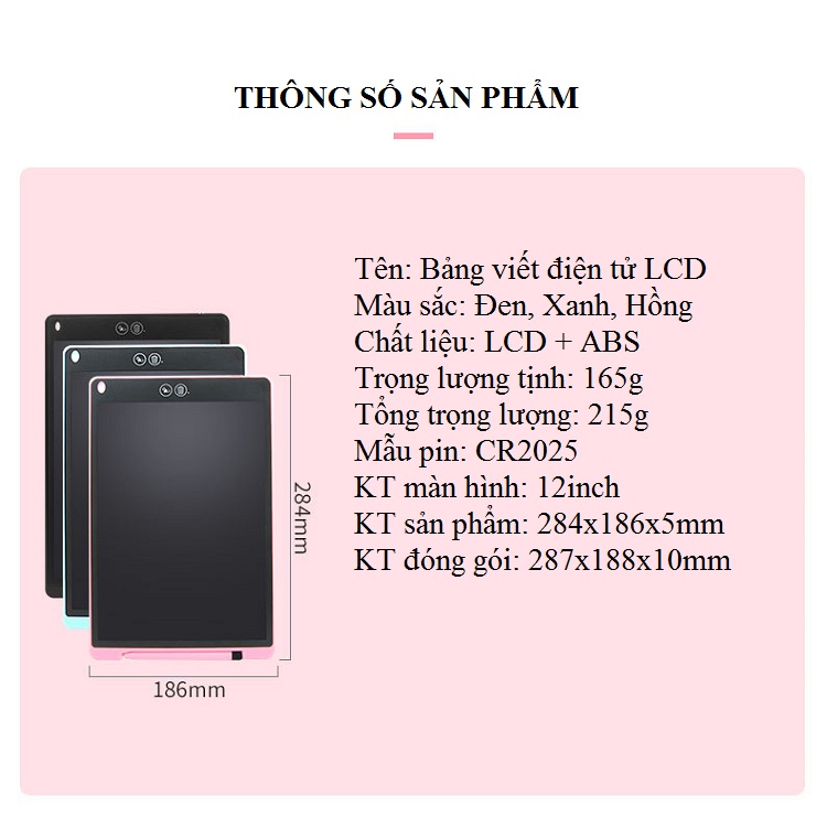 Dụng cụ  đa năng màn hình 12inch (Giao màu ngẫu nhiên)