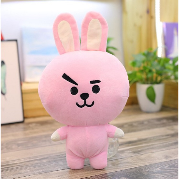 Gấu bông ,gấu EXO BTS Joongkook BT21- BTS (hồng)  size lớn 45cm