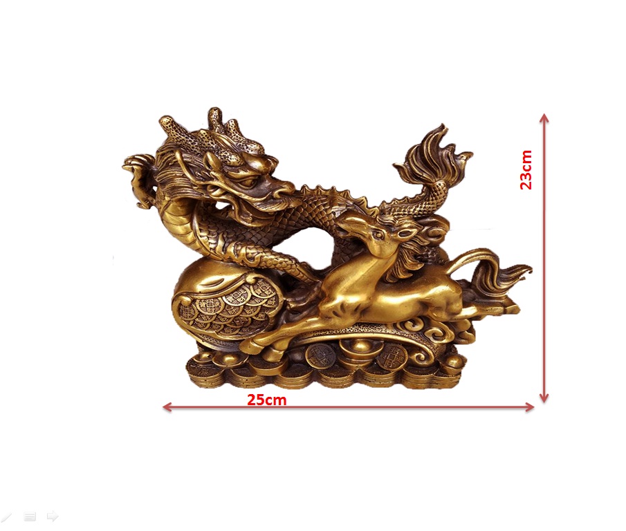 Tượng Long Mã bằng đồng thau Hồng Thắng