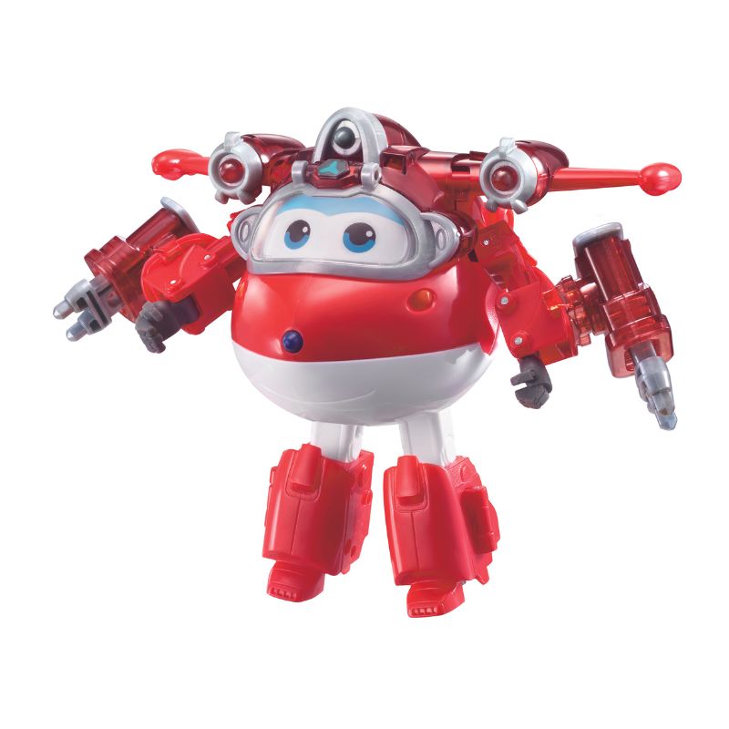 Đồ Chơi SUPERWINGS Robot Biến Hình Siêu Vệ Binh Jett Tia Chớp Và Quả Bóng Sức Mạnh Kim Loại YW760963