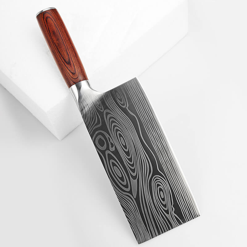 DAO BẾP NHẬT USUBA THÉP DAMASCUS MÃ KDT117