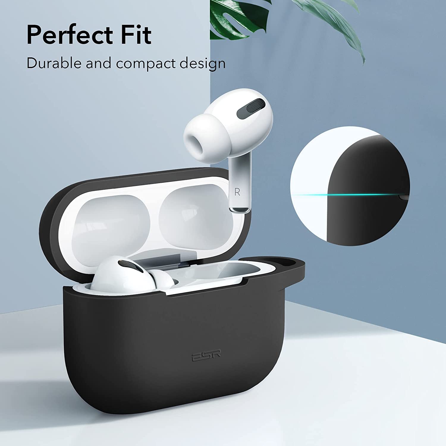 Bao Case cho AirPods Pro 2 (2023/2019) ESR Silicone Bounce Carrying Case - Hàng Chính Hãng