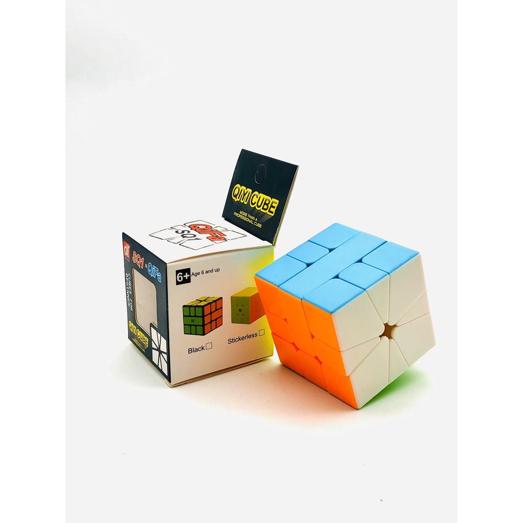 Đồ chơi Rubik Biến Thể Square-1 Không Viền EQY539 - Rubik Cao Cấp Chính Hãng Xoay Trơn Không Rít- Đồ chơi giáo dục