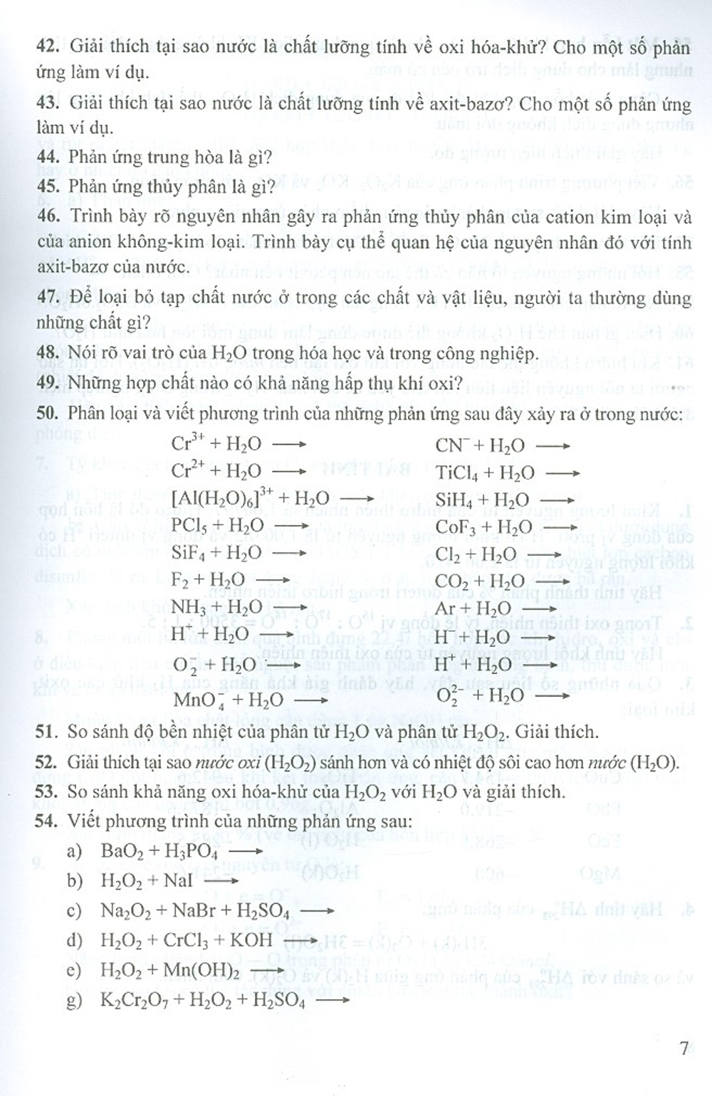 Bài Tập Hóa Học Vô Cơ - Quyển III - Hóa Học Các Nguyên Tố (Tái bản năm 2020)