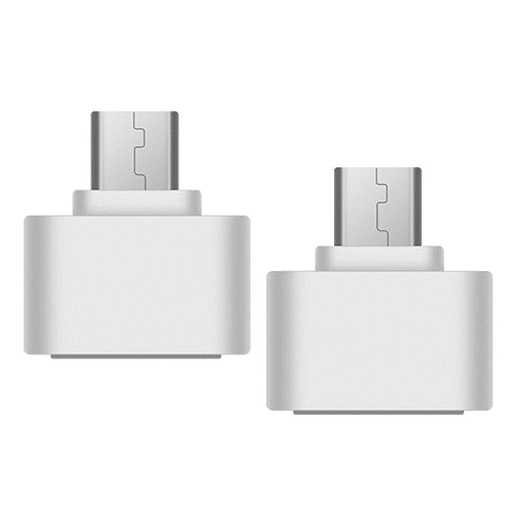 2pcs USB 2.0 A Female To Micro USB B 5 Pin Male