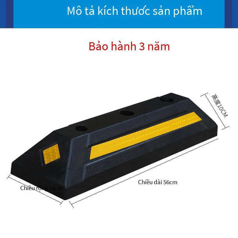 Đảm bảo chất lượng không gian để xe cao su không gian đậu xe cọc đất dày chống va chạm tam giác giữ chỗ khung cọc khung cột xe riêng chiếm nhà để xe