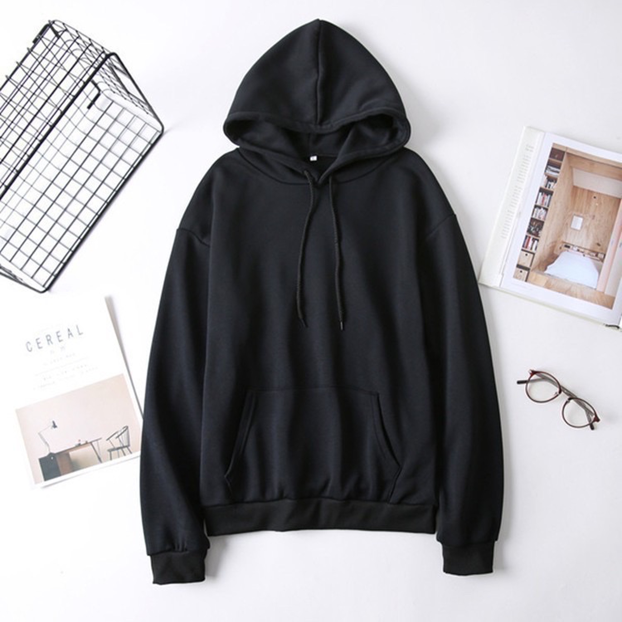 Áo khoác nỉ Hoodie trơn KNT01