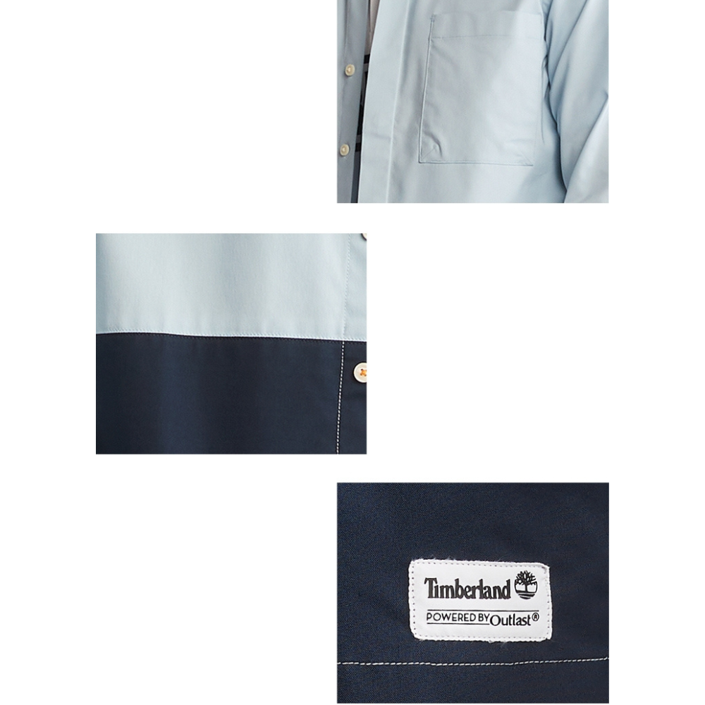 Timberland Áo Sơ Mi Nam Mix Match Utility Shirt With Outlast Technology Skyway Dark Sapphire TB0A26EMP5