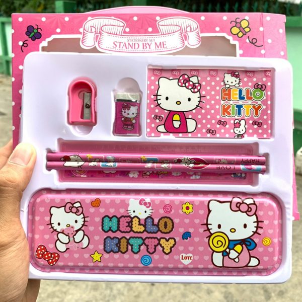 Dụng cụ học tập 7 món hình mèo Kitty