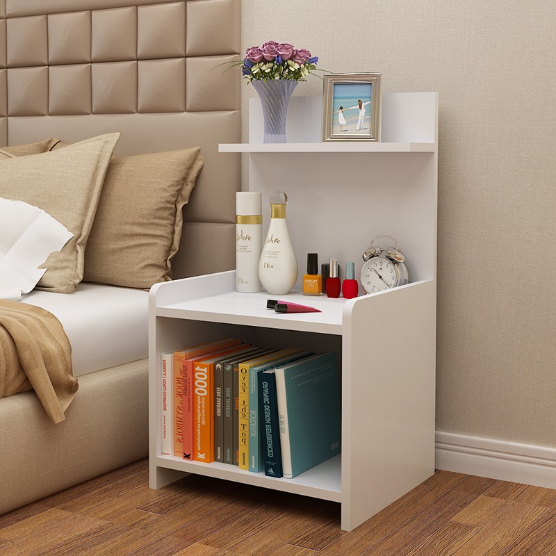Kệ đầu giường chia ngăn bằng gỗ tiện lợi - KS04/HOMEDECOR