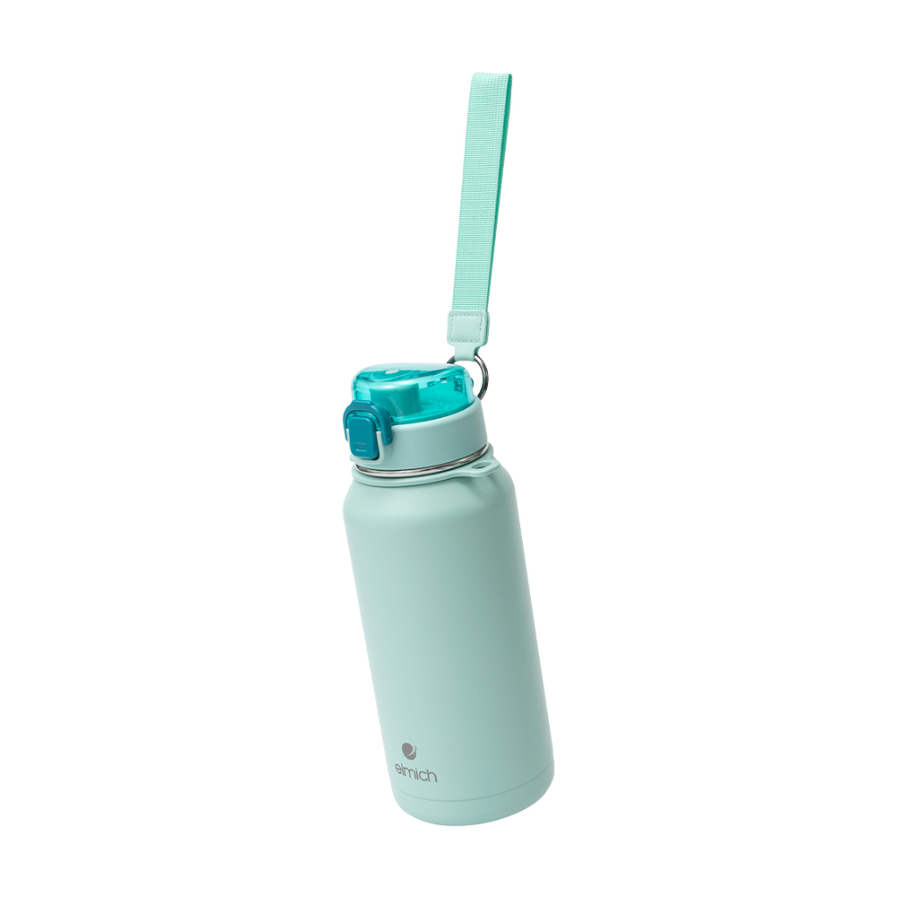 Bình Giữ Nhiệt Inox 316 Elmich EL0916 1.1L, Hàng Chính Hãng, Kèm Dây Đeo Và Ống Hút - JoyMall