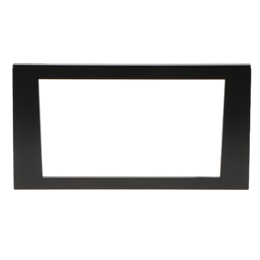 Car Dashboard Stereo Radio Fascia Panel Trim 2 Din Frame For  A4 B6 B7