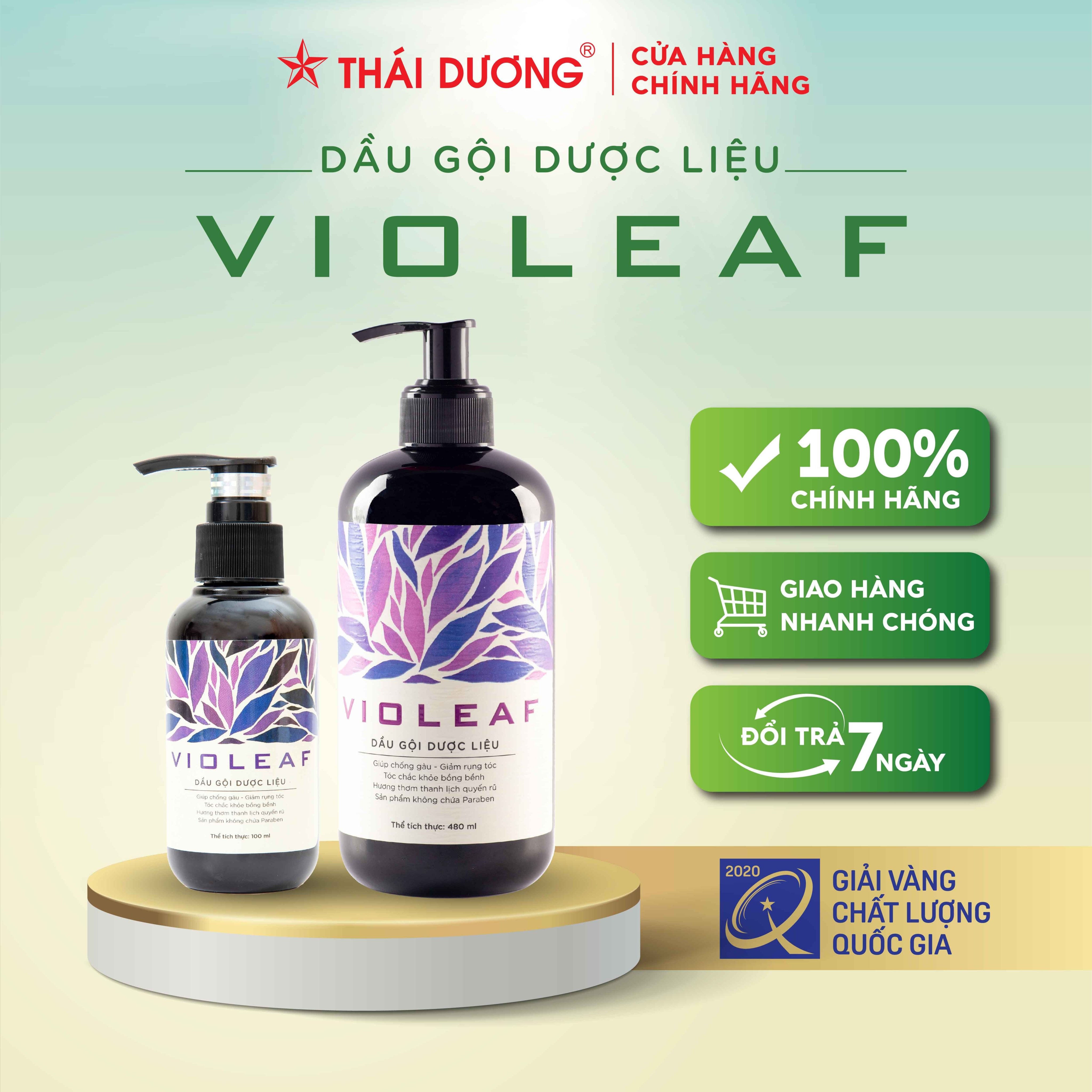 Dầu gội thảo dược Violeaf - Sao Thái Dương chai 480 ml