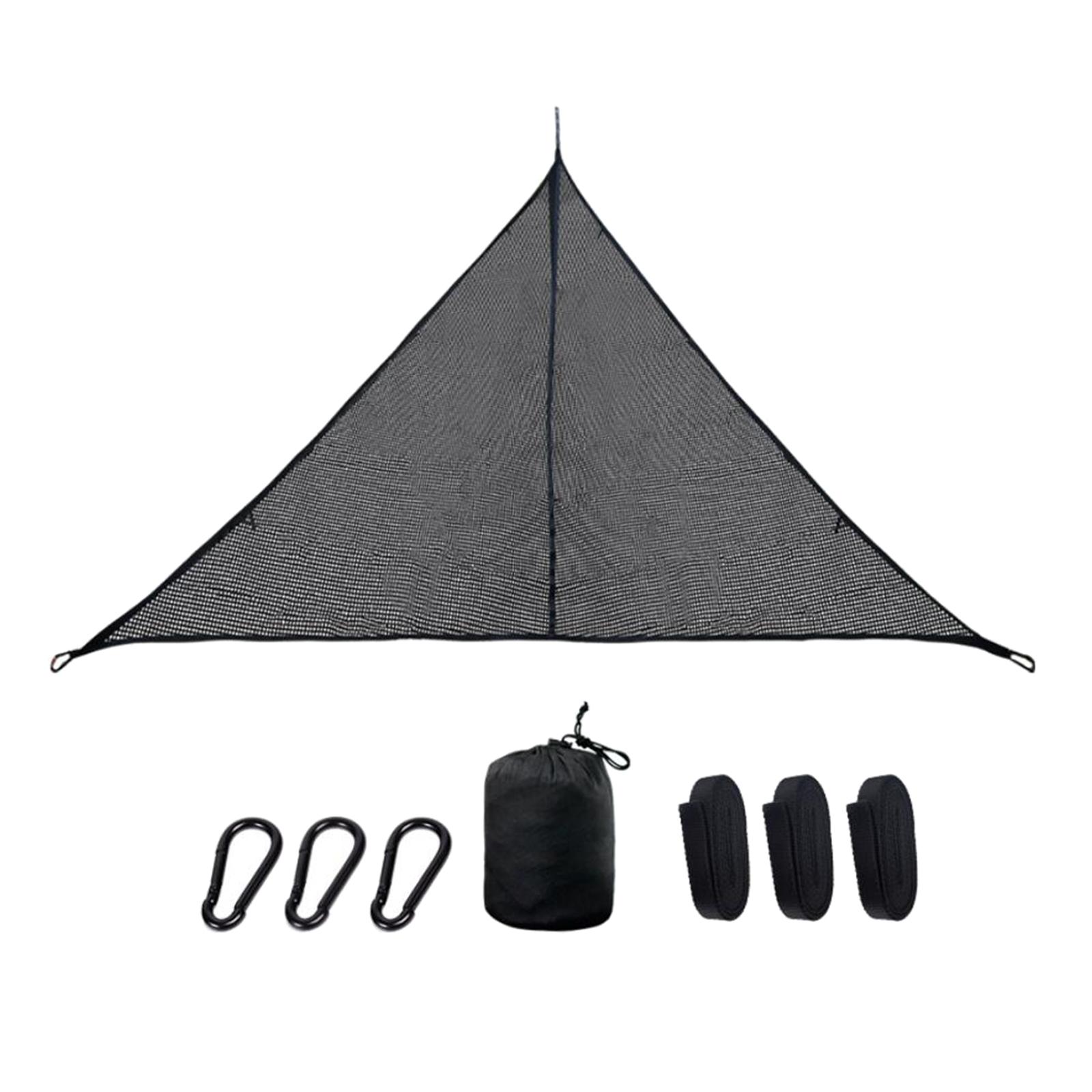 Siêu Nhẹ Cắm Trại Ngoài Trời Nylon Võng Ngủ Đầm Cây Giường Vườn Sân Sau Đồ Treo Tam Giác Võng Ghế Hangmat