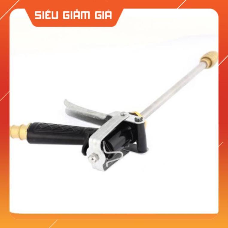 Bộ dây vòi xịt nước rửa xe, tưới cây . tăng áp 3 lần, loại 7m, 10m 206318 đầu đồng,cút,nối nhựa đen+ tặng mở chai