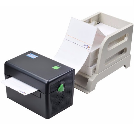 Máy in đơn hàng trên các sàn thương mại Xprinter XP-TD108D màu đen - Hàng nhập khẩu