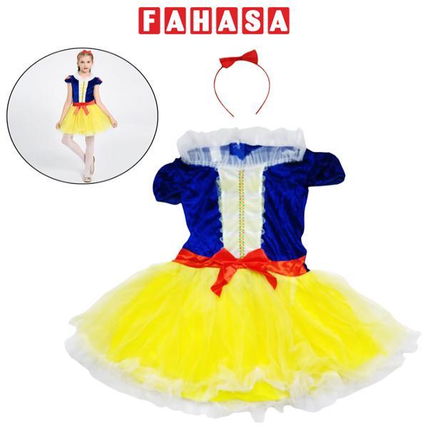 Bộ Váy Công Chúa Bạch Tuyết - Hóa Trang Halloween Bé Gái - Size S - Nuan Nuan LC2186