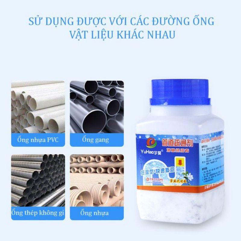 Loại Cực Mạnh][Hộp Lớn] Bột Thông Tắc Cống, Đường Ống, Bồn Cầu, Bồn Rửa Mặt..Xử Lý Triệt Để Cặn Bã, Chất Thải Hữu Cơ