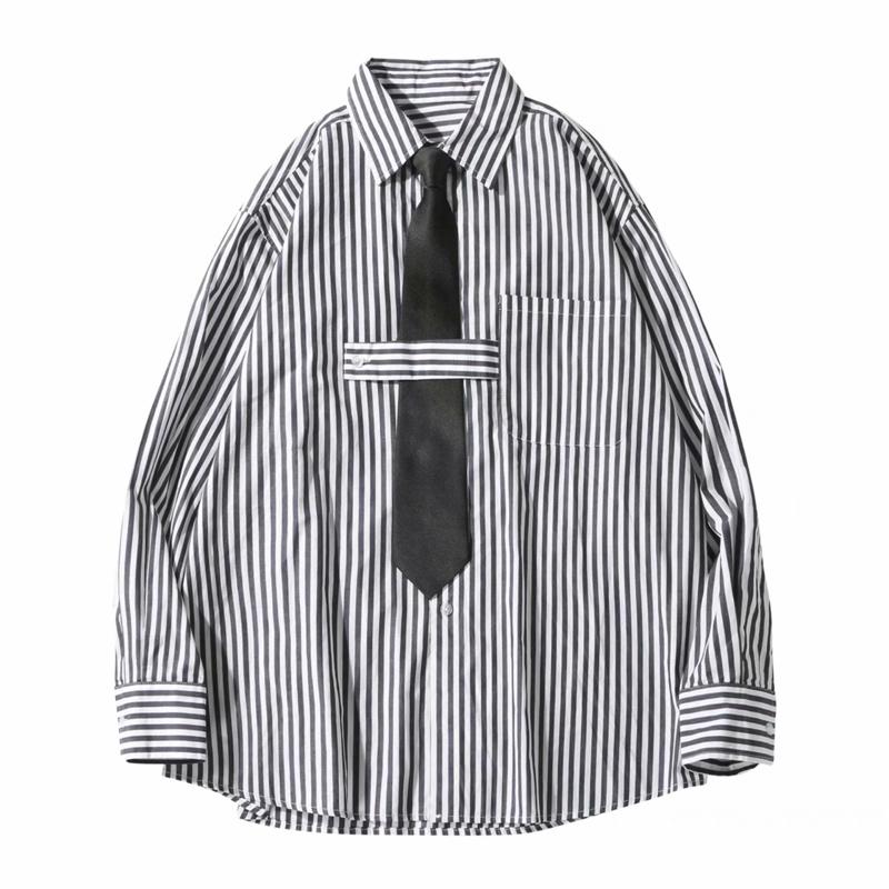 Áo Sơ Mi Kẻ Sọc Thời Trang Hàn Quốc 2021 Size M-3Xl