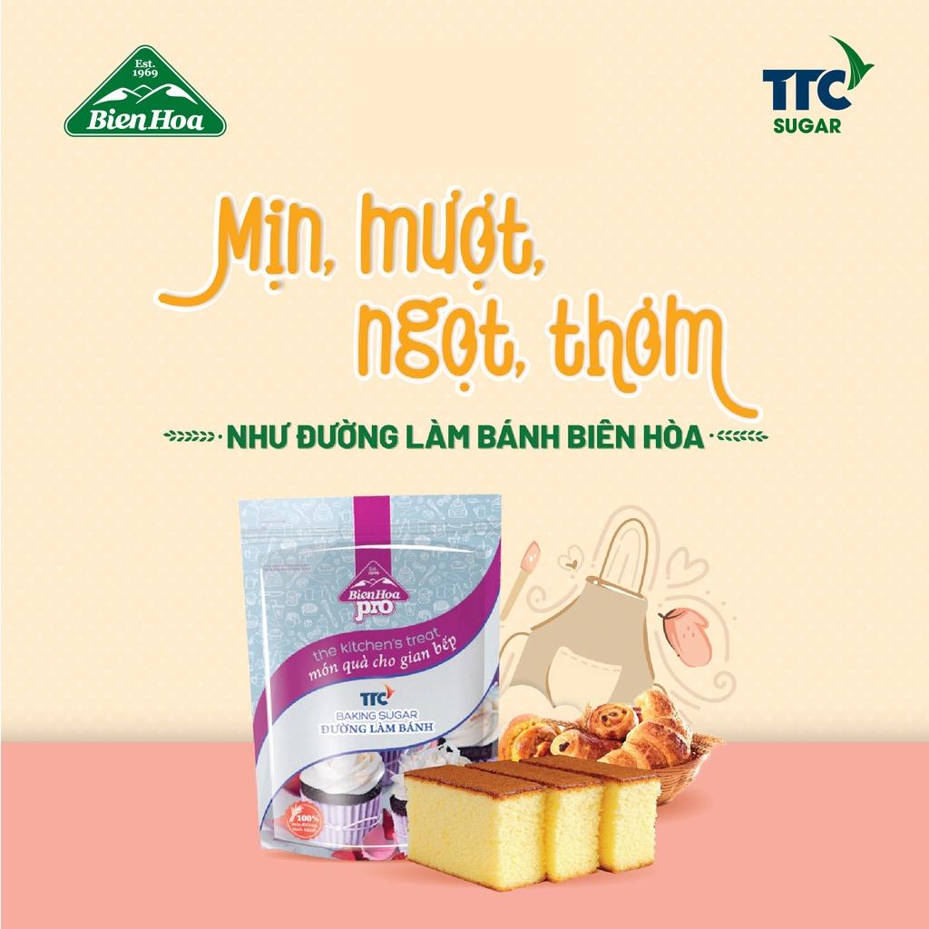 Combo 3 túi  Đường Làm Bánh Biên Hòa Pro Baking 1Kg/túi