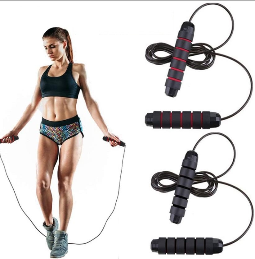 Dây Nhảy Tập Thể Dục Thể Thao Tập Gym Lõi Cáp Bọc Cao Su Cao Cấp 2,7m Có Thể Điều Chỉnh Độ Dài