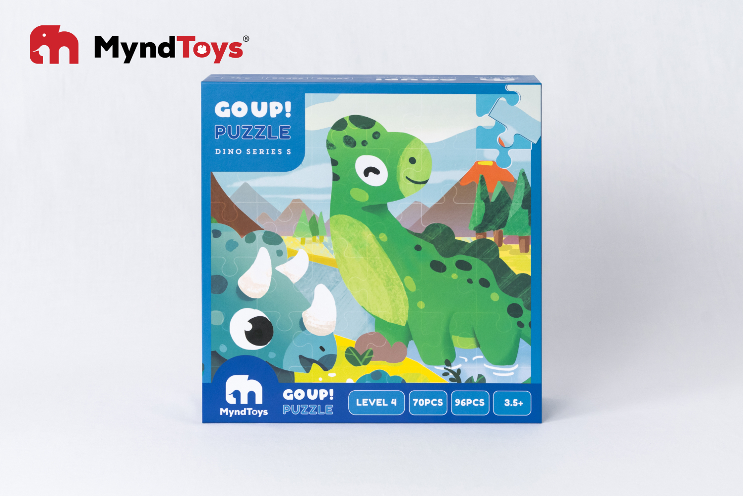 Đồ Chơi Xếp Hình MyndToys Go Up! Puzzle Level 4 - Dino Series S