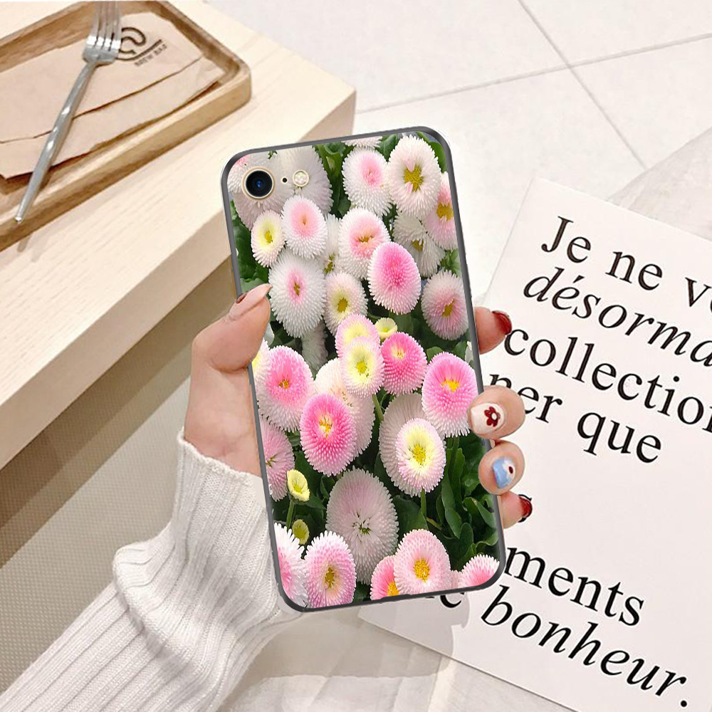 Ốp lưng điện thoại iPhone 7 viền silicon dẻo TPU  hình Hoa Cảnh - Hàng chính hãng