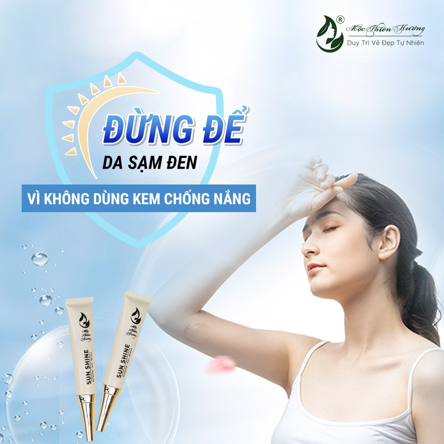 Kem Chống Nắng Dưỡng Da Mặt Sun Shine Mộc Thiên Hương SPF45, PA+++ (20gr)