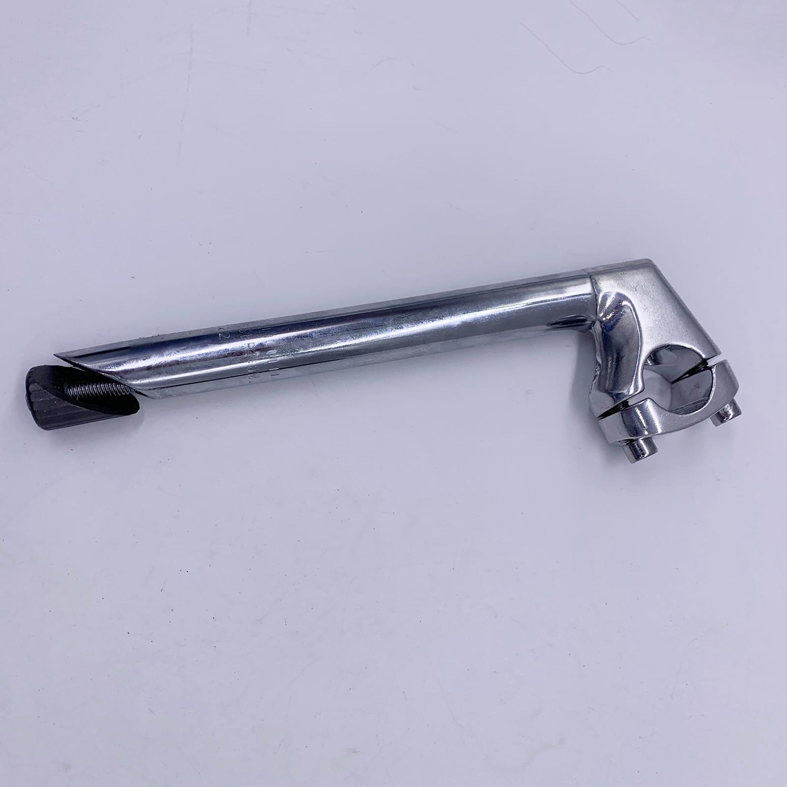 Bike Quill Stem 25.4mm Handlebar Folding Bicycle Handle Bar Riser 1" Fork Gooseneck Stem for BMX Road Folding Bikes, Beach Cruiser Bicycles