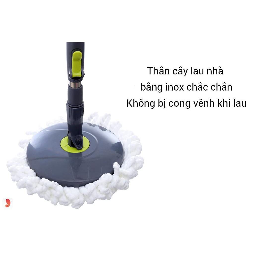 Bộ Lau Nhà Mini LOCK&LOCK 2 Bông Lau - ETM498