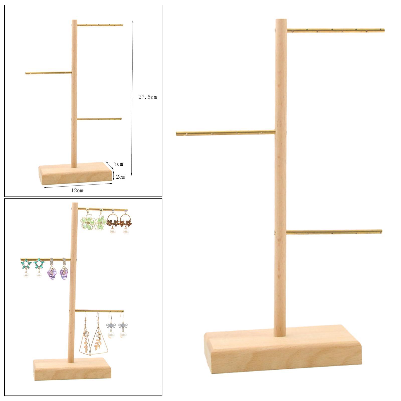 Earrings Organizer Stand Jewelry Display Rack Hanging Holder for Bracelet Tabletop Tradeshow Showroom Photography Props