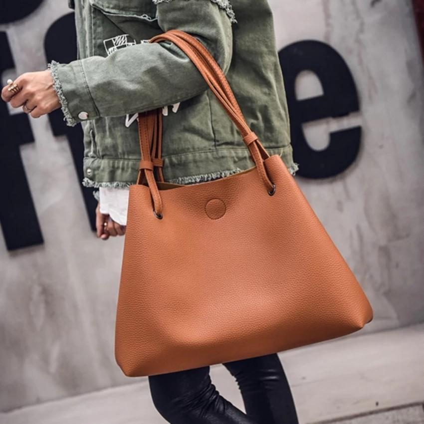 Túi nữ quai chéo kiểu dáng đơn giản thời trang, phong cách Hàn Quốc