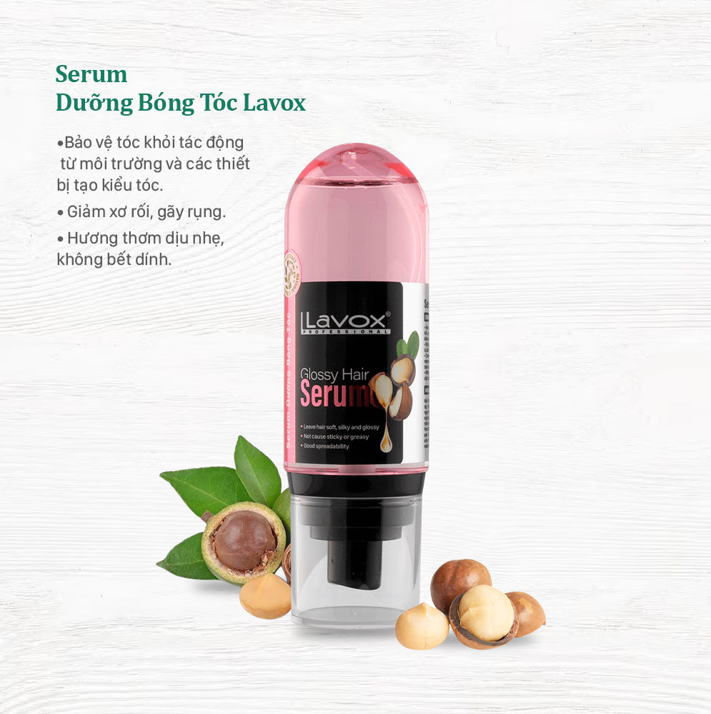 Serum Dưỡng Bóng tóc Lavox 90ml