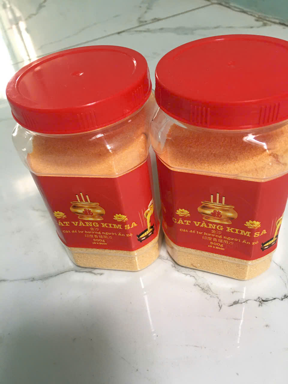 Cát Vàng Kim Sa Cao Cấp 500gr – Giữ Nhang Thẳng, Bàn Thờ Trang Nghiêm