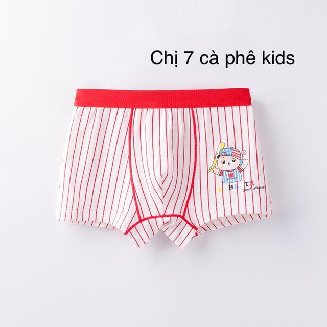 Quần lót bé trai combo 10 quần - quần sịp trẻ em cao cấp đủ size