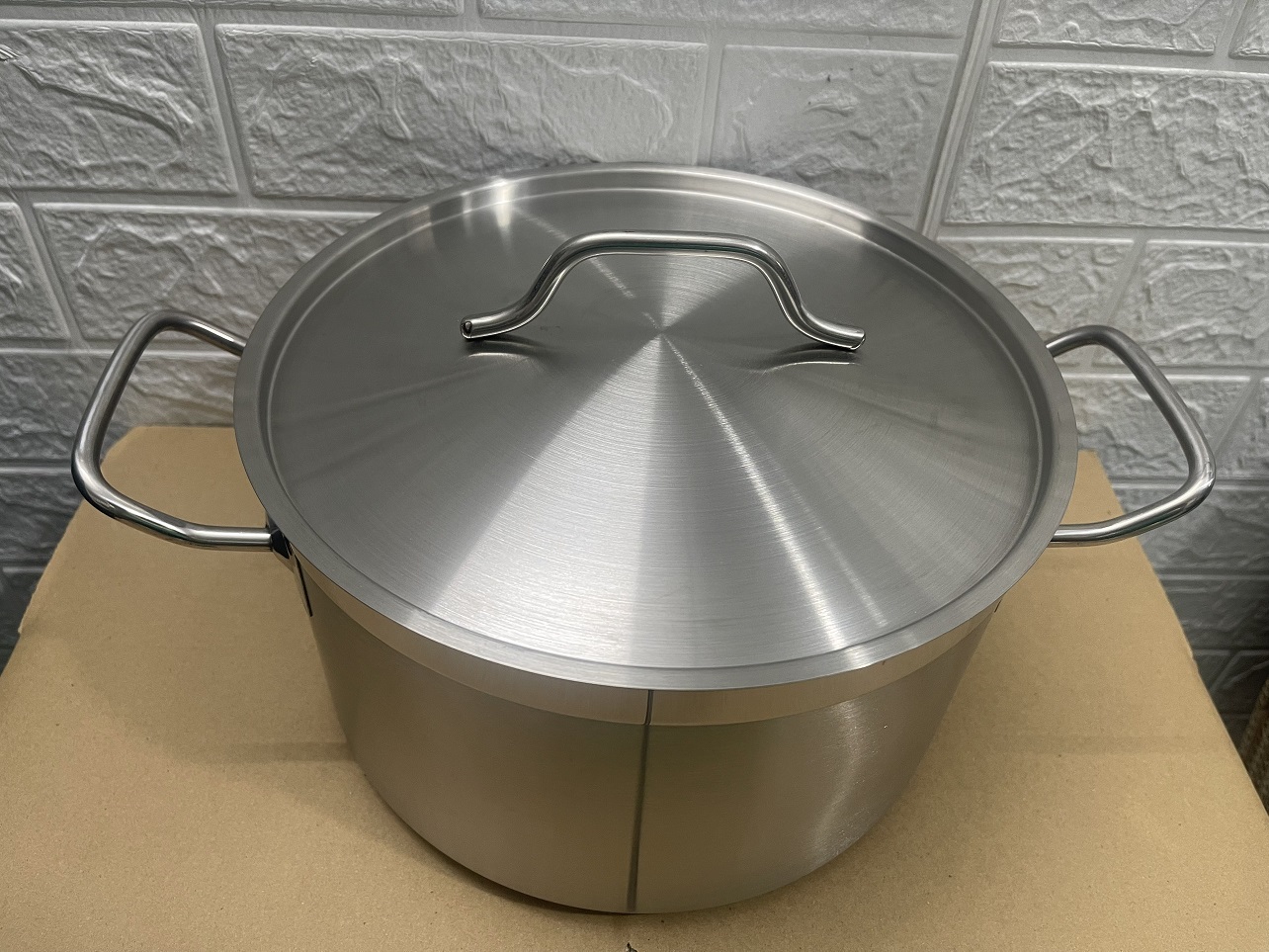 Nồi Inox 2 Quai Cao Cấp 3 Đáy _ Dung Tích: 6.3 Lít _