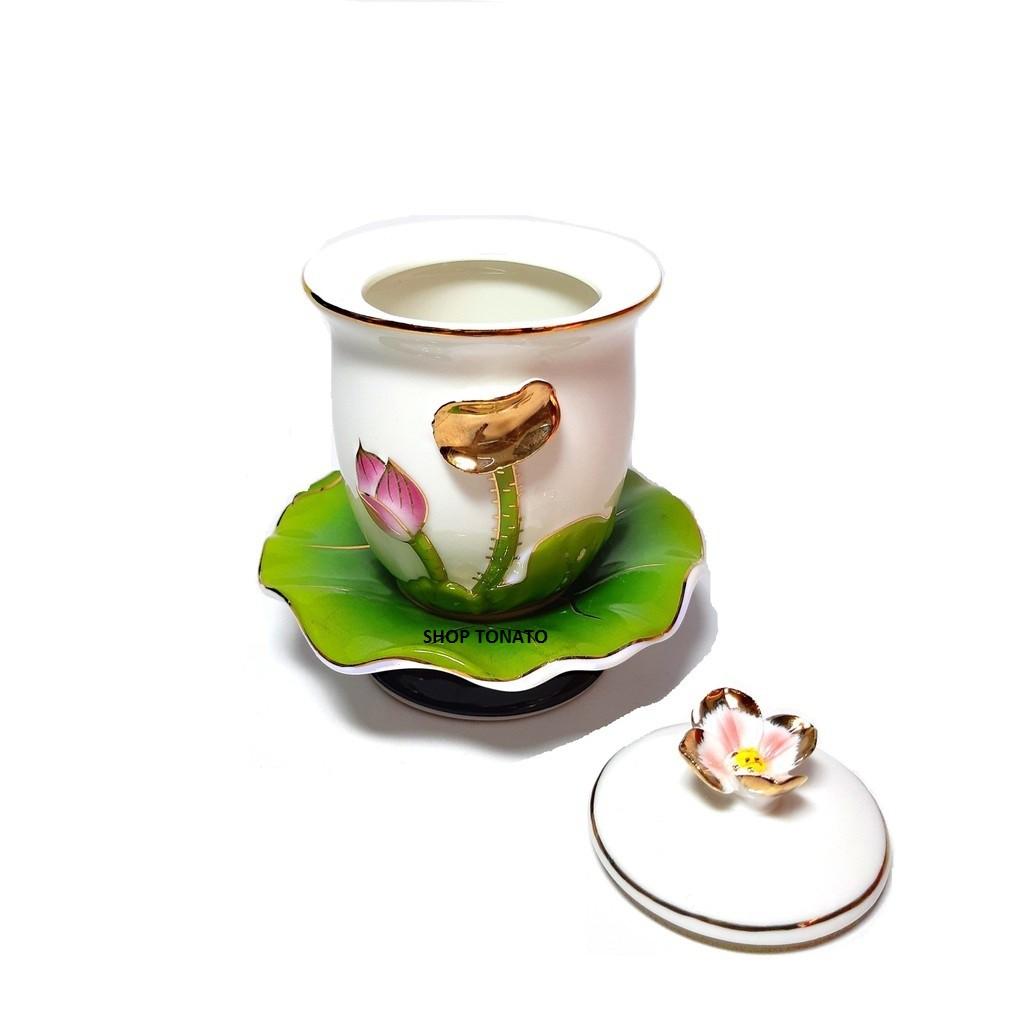 CHUNG NẮP HỒNG KIM CAO 9CM,11CM