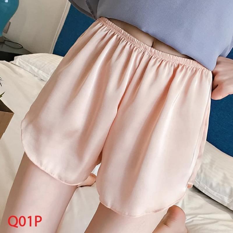 Quần lụa satin mặc nhà quần mặc váy